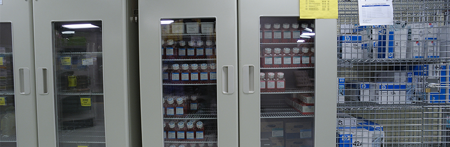 Biological products storage in Supply Center